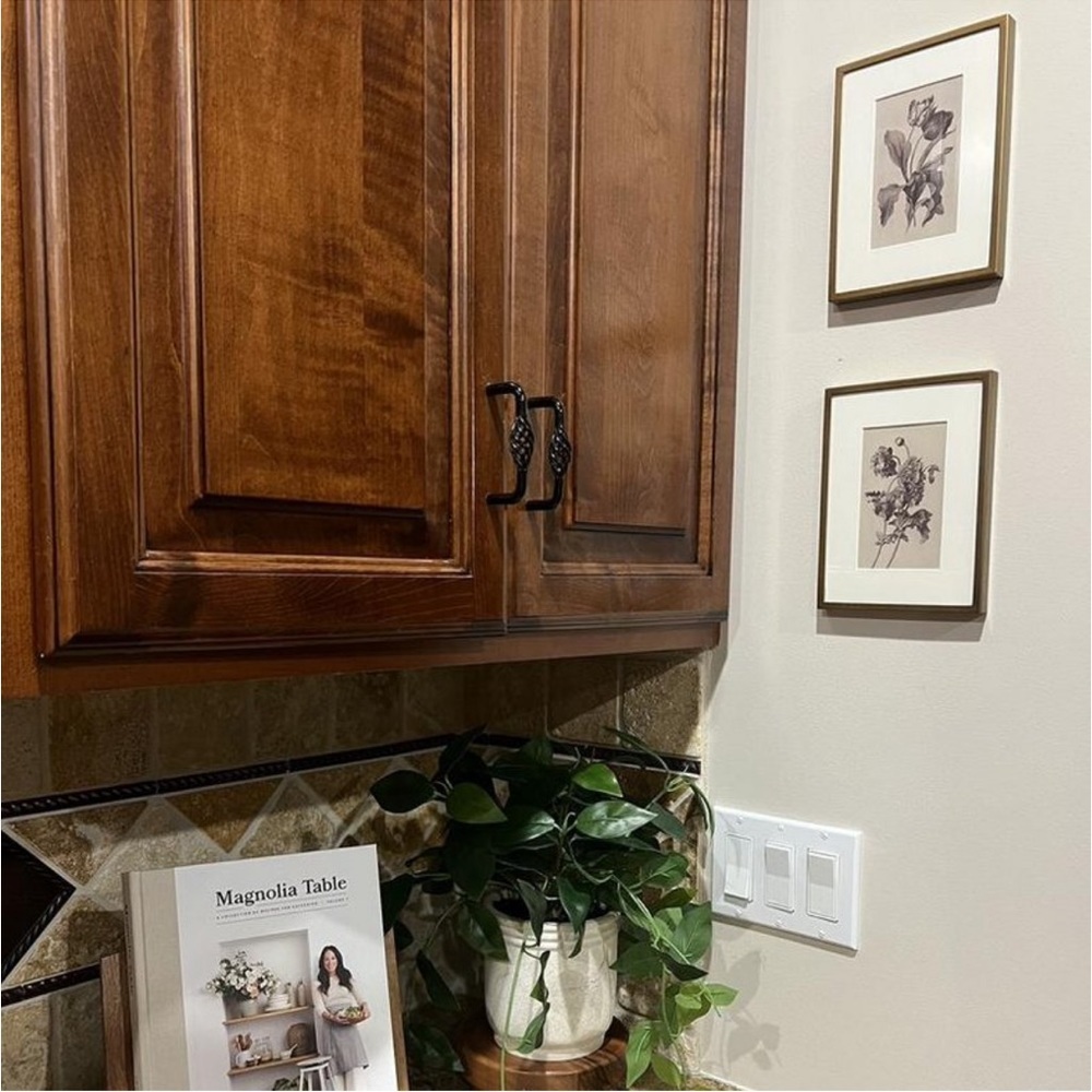 Hearth & Hand Magnolia 6x8 Floral Sketch Framed Wall Art Cream/Gray (Set… - Picture 7 of 7